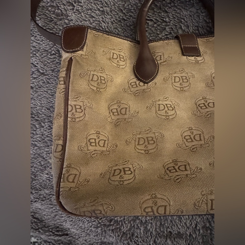 DOONEY AND BOURKE Vintage Signature Double Handle Shoulder Bag - Picture 9 of 13